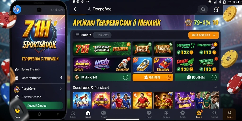 Screenshot gameplay Sportsbook 71H dengan tampilan antarmuka yang menarik.