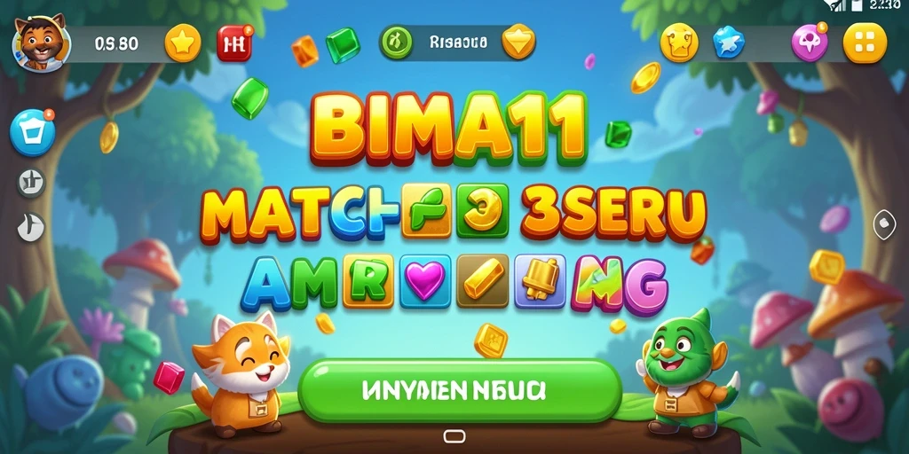Tampilan gameplay seru dan menantang dalam BIMA11.