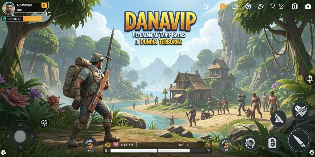 Tampilan menarik dari gameplay Open World di DANAVIP.