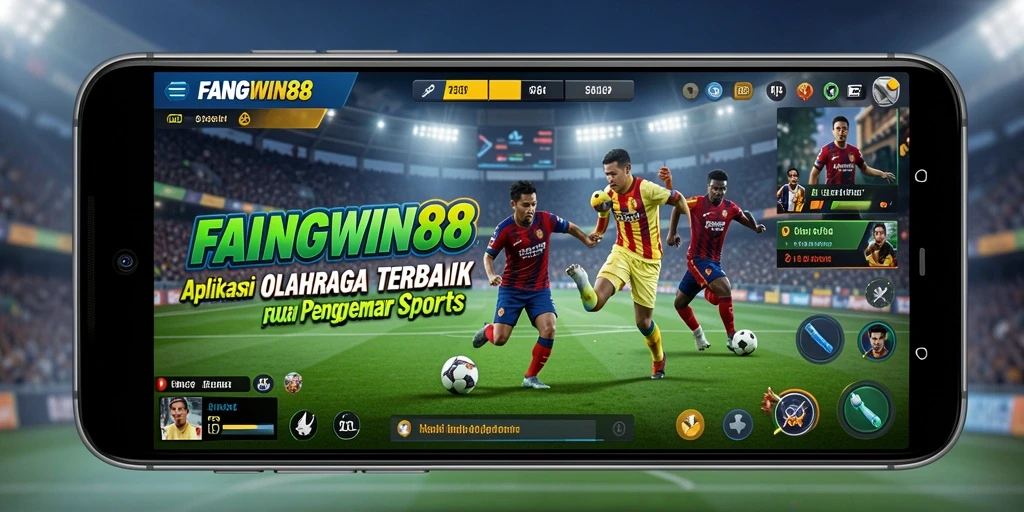Screenshot gameplay FANGWIN88 menampilkan keseruan pertandingan olahraga.
