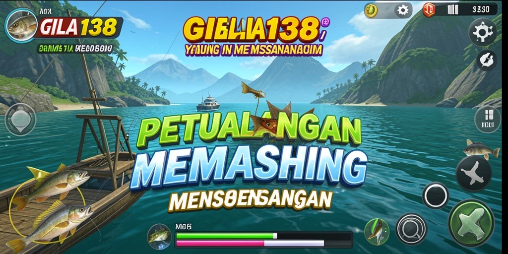 Tampilan Gameplay GILA138 dengan aksi memancing yang menarik.