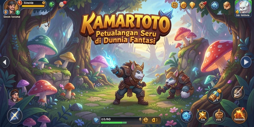 Tampilan gameplay petualangan seru di KAMARTOTO.