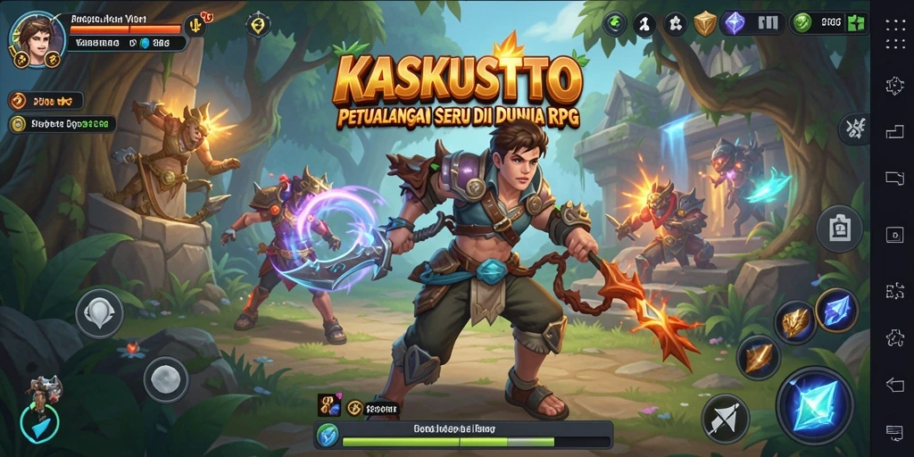 Tampilan gameplay KASKUSTOTO yang mengasyikkan di dunia RPG.