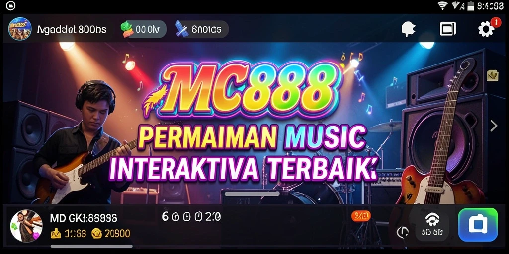 Tampilan gameplay MC888 yang penuh warna dan interaktif.