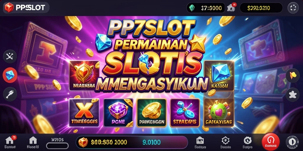 Tangkapan layar gameplay PP7SLOT yang menampilkan putaran slot yang mendebarkan.