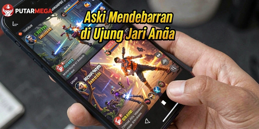 Tampak mendebarkan saat bertarung di PUTARMEGA dengan berbagai karakter.