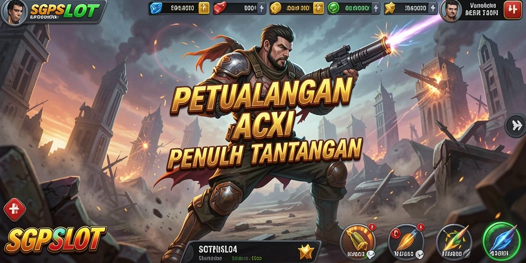 Screenshot utama SGPSLOT menampilkan aksi seru yang mendebarkan.