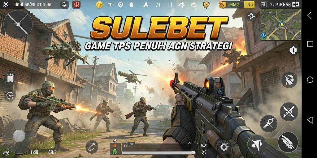Gameplay SULEBET yang seru dan mendebarkan di medan pertempuran.