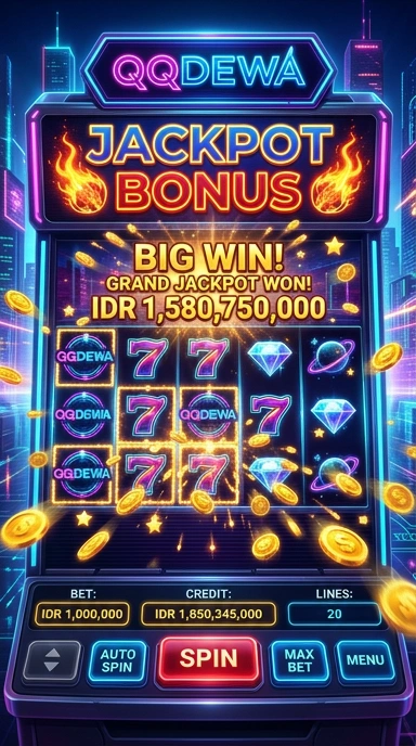 Tampilan utama aplikasi qqdewa dengan berbagai kategori yang terorganisir.